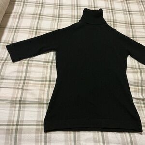 Ca va de soi black turtleneck sweater/top